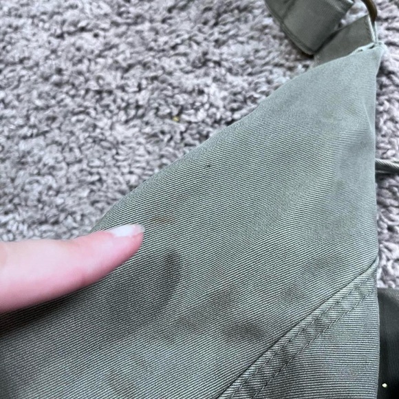 Old Navy - olive y2k bedazzled croissant crossbody bag - Picture 4 of 7